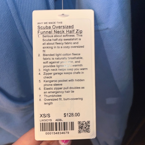 Aero Blue Lulu Scuba jacket! New with tags! Never worn! - Picture 7 of 7